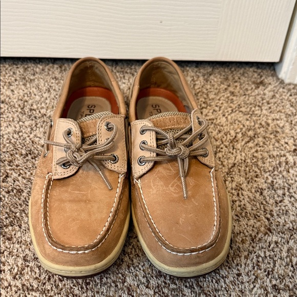 Sperry Men's Light Brown Boat Shoes - Picture 1 of 4